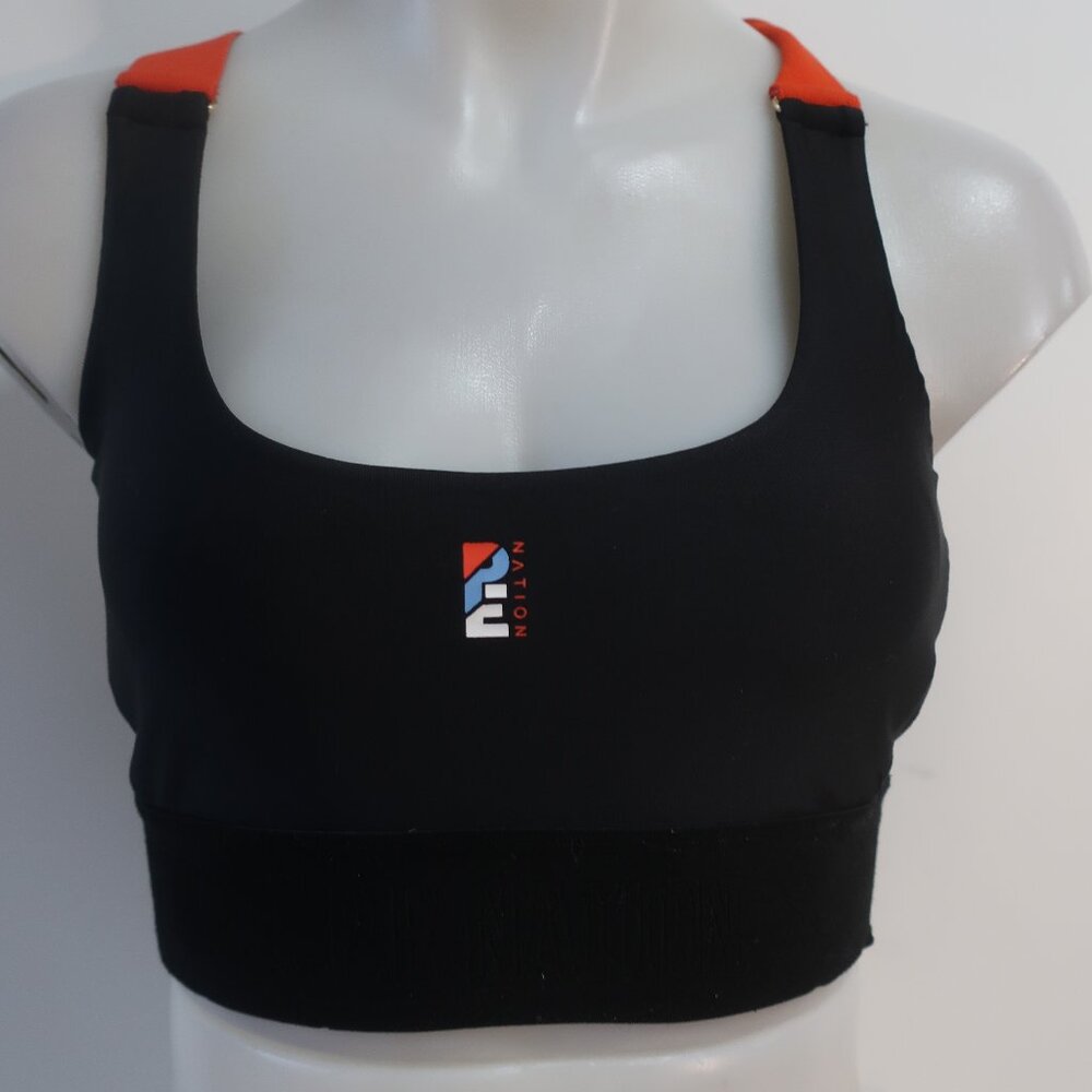 Womens P.E Nation Forecourt Colorblock Adjustable Strap Sports Bra M